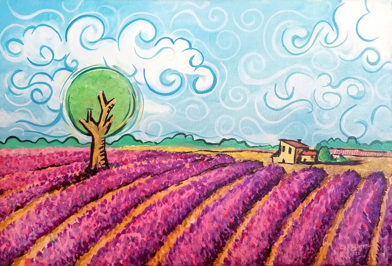 2020 37 Lavendel 50x40cm